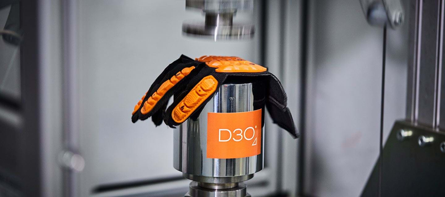D3o Glove Testing Lab